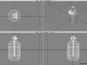 nippon type 97 hand grenade 3D Model