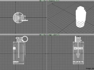 smoke grenade 3D Model