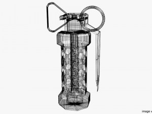 stun grenade Model 3D
