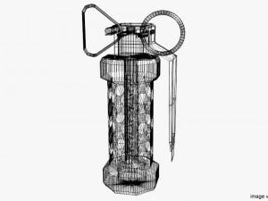 stun grenade 3D Model