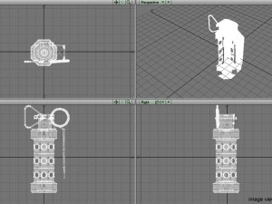 stun grenade Model 3D