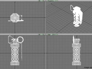 stun grenade 3D Model