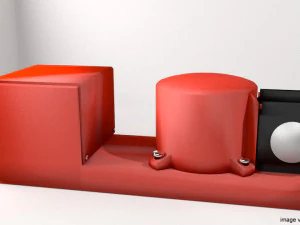 enregistreur vocal dans le cockpit Modèle 3D