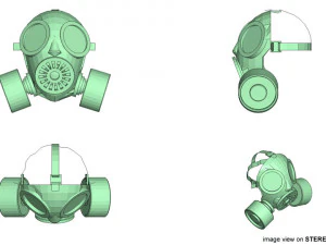 gas mask 3D Model