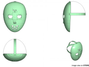 hockey mask 3D Модель