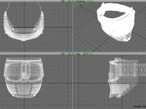 Paintball mask 3D Model