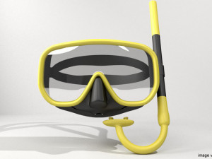 scuba mask Model 3D
