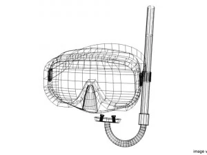 scuba mask 3D Model