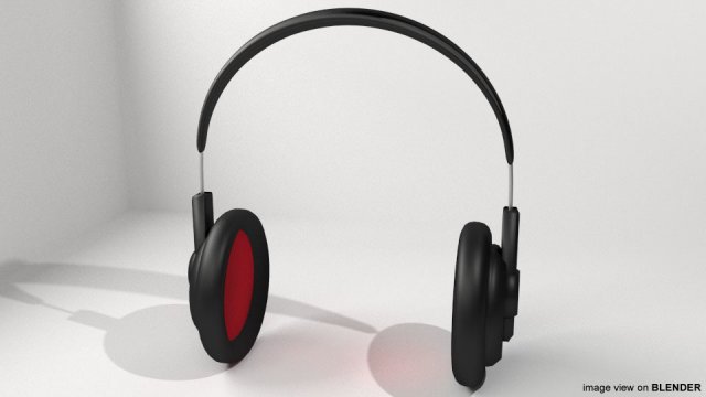 earphone Modelo 3D .c4d .max .obj .3ds .fbx .stl .blend 