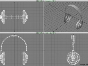 earphone Modelo 3D