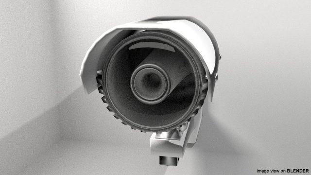 cctv camera type 1 Modelo 3D .c4d .max .obj .3ds .fbx .stl .blend 