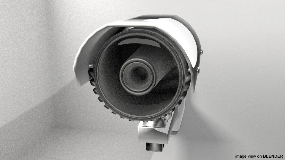 cctv camera type 1 3D Model .c4d .max .obj .3ds .fbx .stl .blend 