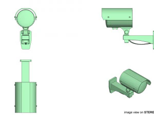 cctv camera type 1 3D Model