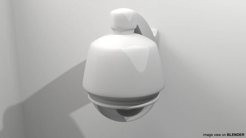cctv camera type 2 3D Model .c4d .max .obj .3ds .fbx .stl .blend 
