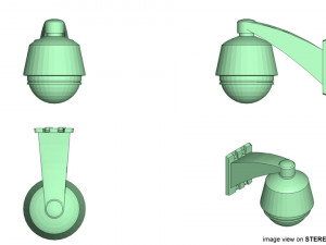 cctv camera type 2 3D Модель