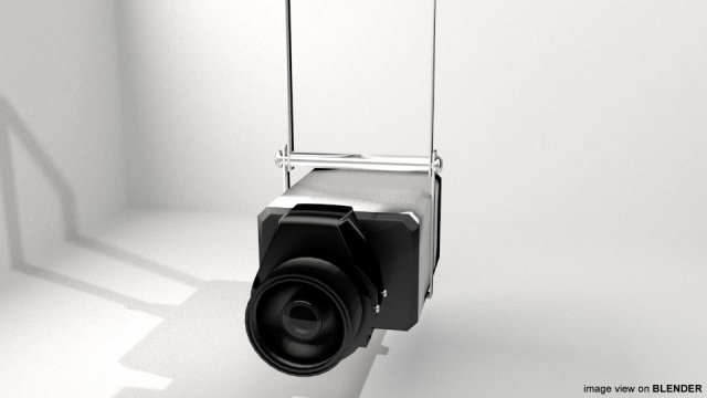 cctv camera type 4 3D-Modell .c4d .max .obj .3ds .fbx .stl .blend 