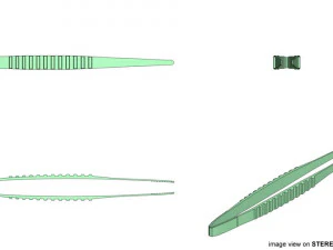 surgical forceps 3D Model