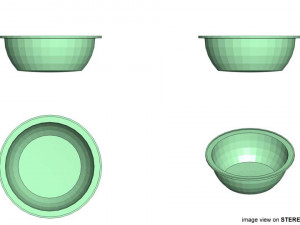 surgical lotion bowl 3D Model