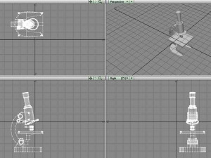 microscope 3D Model