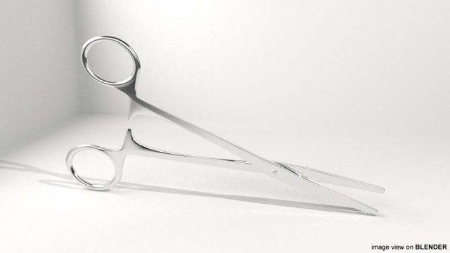 surgical scissor Modello 3D .c4d .max .obj .3ds .fbx .stl .blend 