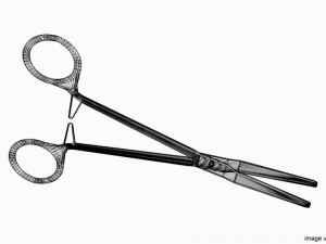 surgical scissor Modello 3D