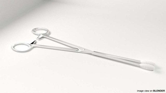 surgical sponge 3D Model .c4d .max .obj .3ds .fbx .stl .blend 