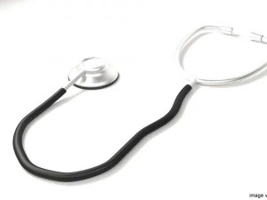 estetosc&oacute;pio Modelo 3D