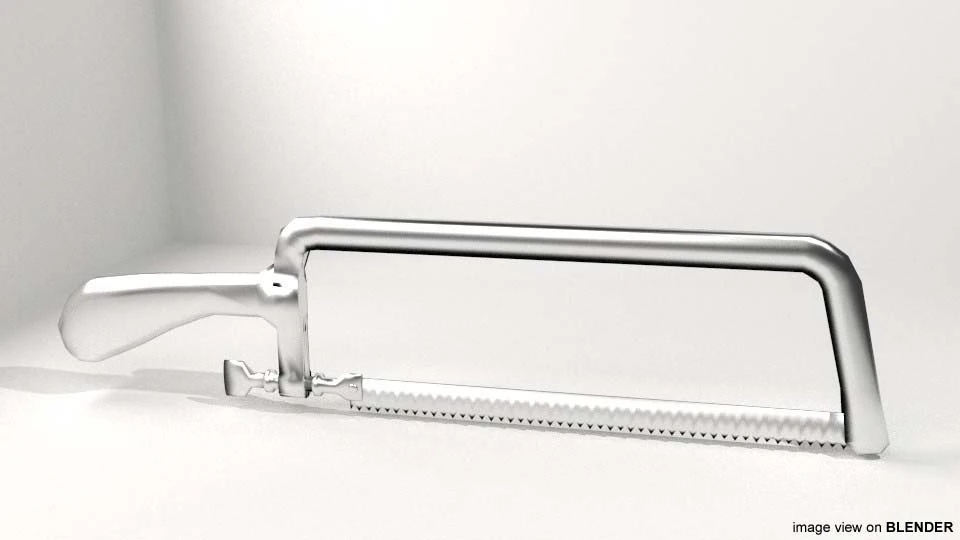 surgical changeable saw 3D Model .c4d .max .obj .3ds .fbx .stl .blend