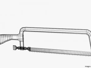 surgical changeable saw 3D Model