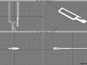 surgical changeable saw 3D Model