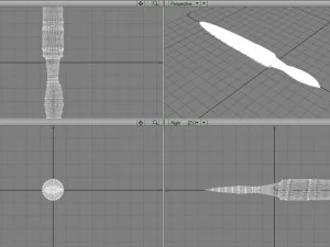 surgical contour knives 3D Model