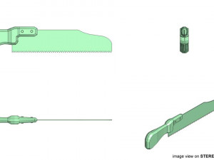 surgical saw Model 3D