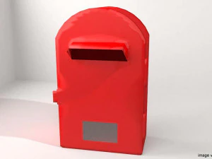 caixa de correio - tipo 1 Modelo 3D