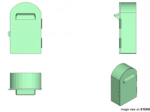 mailbox - type 1 3D Модель