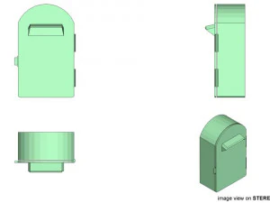mailbox - type 1 3D Model