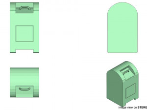 mailbox - type 3 3D 모델