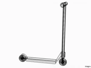kick scooter - type 1 3D Model