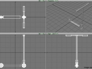 kick scooter - type 1 Modello 3D