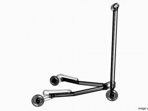 kick scooter - type 2 3D Model