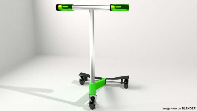 kick scooter - type 3 Modello 3D .c4d .max .obj .3ds .fbx .stl .blend 