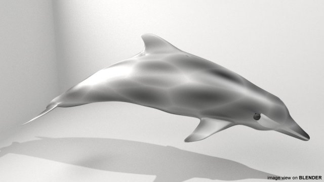 coastal dolphin 3D Model .c4d .max .obj .3ds .fbx .stl .blend 