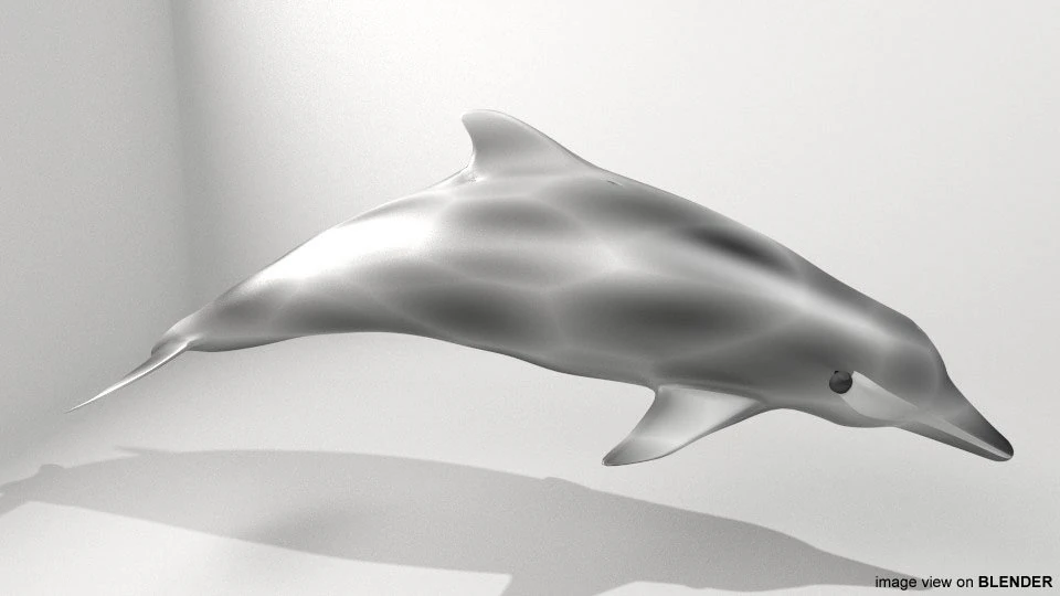 coastal dolphin 3D Model .c4d .max .obj .3ds .fbx .stl .blend