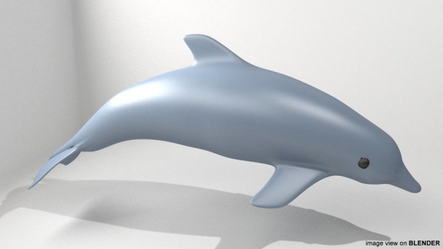 oceanic dolphin 3Dモデル .c4d .max .obj .3ds .fbx .stl .blend 