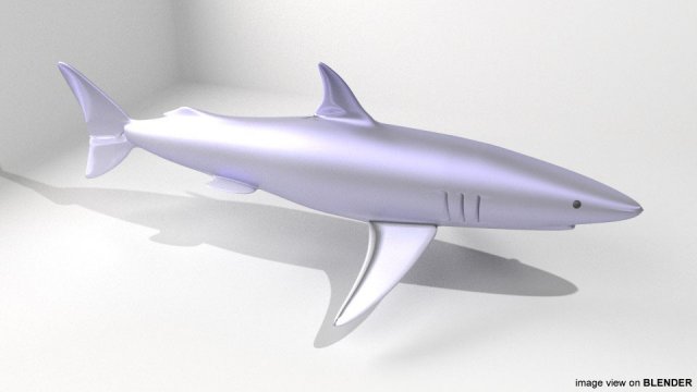 mako shark Modelo 3D .c4d .max .obj .3ds .fbx .stl .blend 