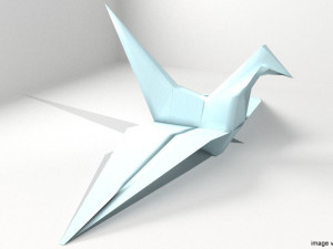 origami - bird 3D Model