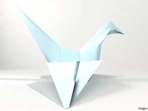origami - bird 3D Model
