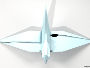 origami - bird 3Dモデル