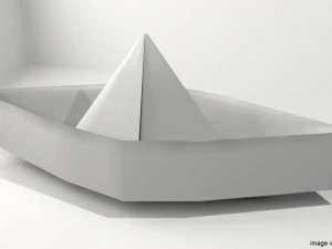 origami - boot 3D Model