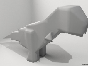 origami - dinosaur 3D Model