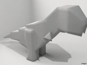 origami - dinozor 3D Model